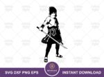 Sasuke Uchiha SVG, Naruto Shippuden Clipart, Anime PNG