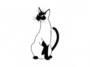 Siamese Cat SVG Funny Cat