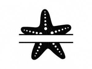 Starfish Monogram SVG