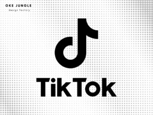 Tiktok Logo Black SVG Cricut Social Media