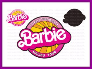Totally Throwback Malibu Tour Barbie Logo SVG Clipart PNG Vector