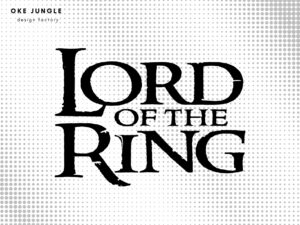 lord of the rings logo svg