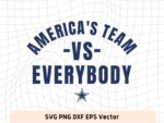 America's Team vs everybody svg