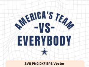 America's Team vs everybody svg