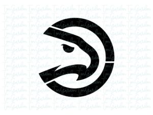 Atlanta Hawks Logo DXF Laser Cutting