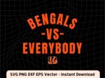 Bengals vs everybody svg