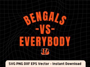 Bengals vs everybody svg