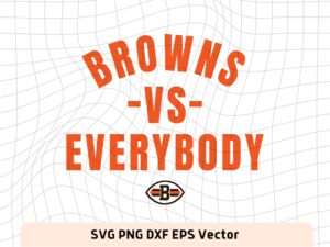 Browns vs everybody svg