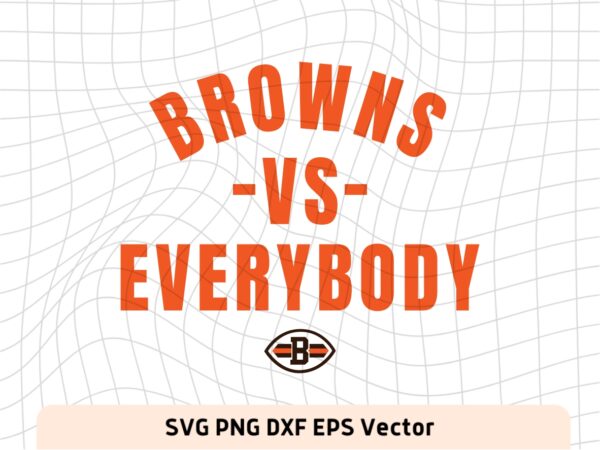 Browns vs everybody svg