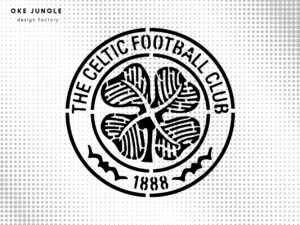 Celtic Logo DXF Laser Cut Files, SVG, Vector PNG