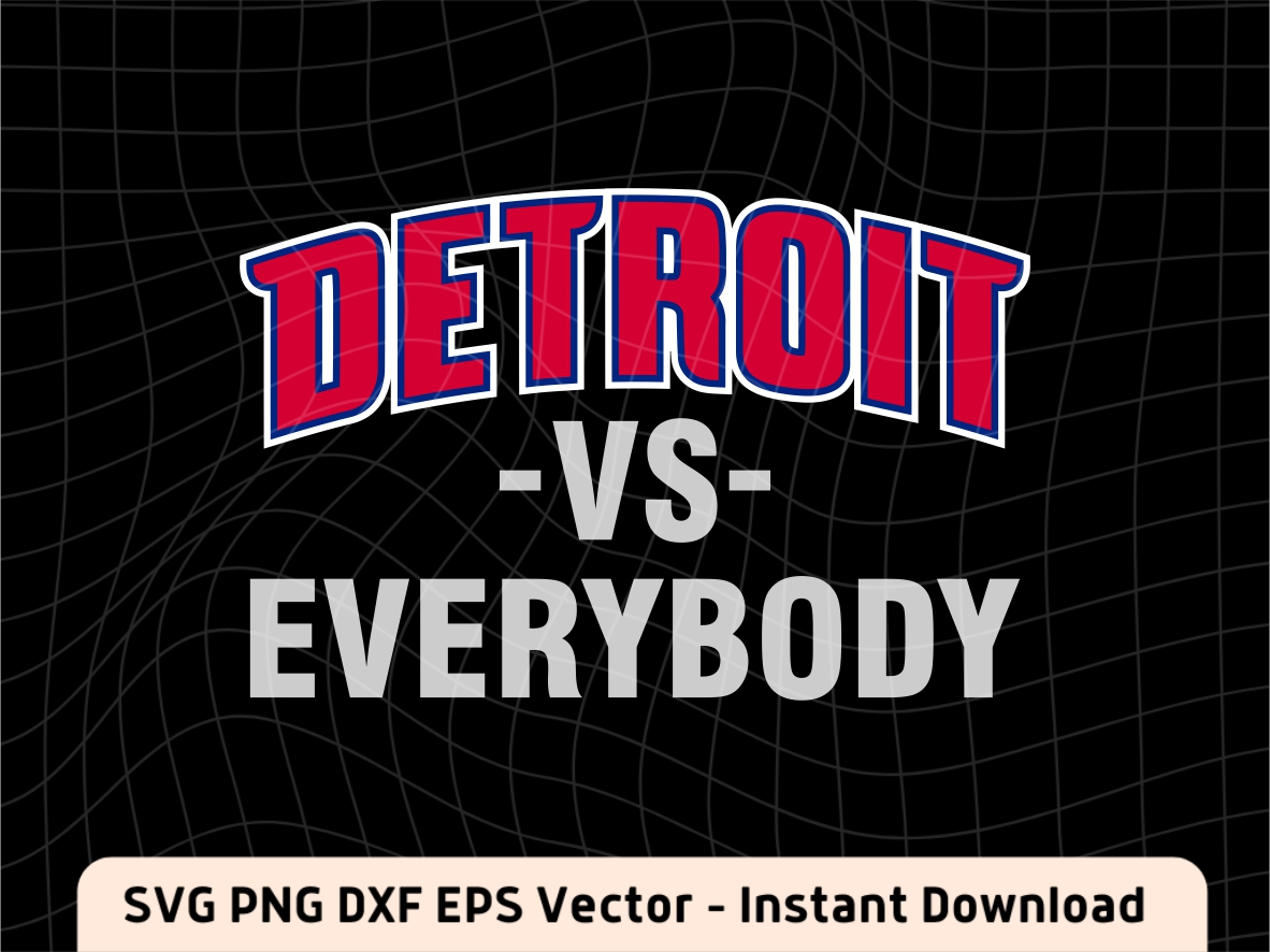 Detroit VS Everybody Design PNG SVG | Vectorency
