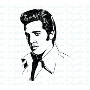 Elvis Presley Clipart, Elvis Vector SVG Image