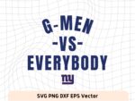 G-Men vs everybody svg