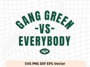 Gang Green vs everybody svg