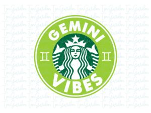 Gemini SVG Astrology Zodiac Signs Starbucks Cold Cup SVG