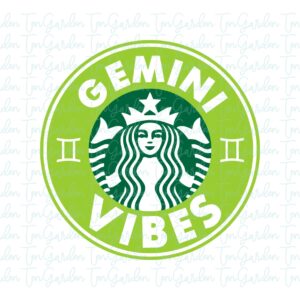 Gemini SVG Astrology Zodiac Signs Starbucks Cold Cup SVG