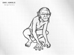 Gollum Clipart, Cut Files, Lord of the Rings