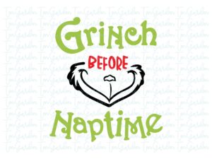 Grinch Before Naptime Vector, Grinch Clipart Image SVG