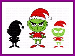 Grinch Christmas SVG Grinch face cut file