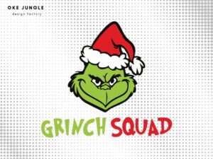 Grinch Shirt SVG, Grinch Squad PNG