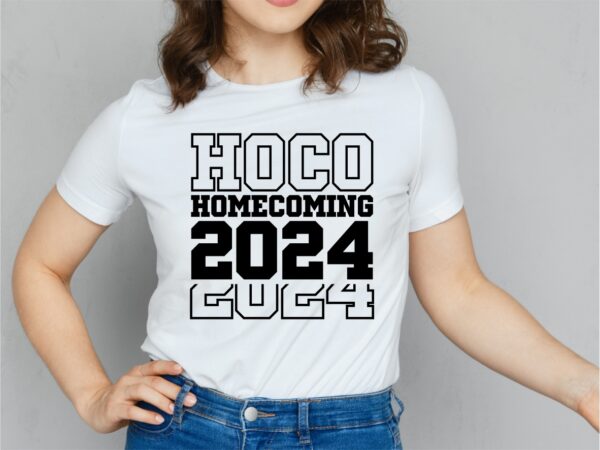 Homecoming 2024 SVG, Hoco School T-Shirt Design