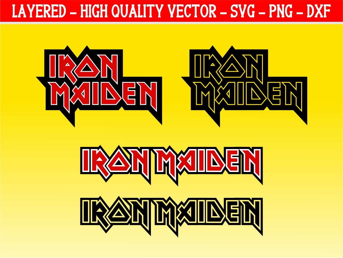Iron Maiden Logo SVG PNG EPS DXF | Vectorency