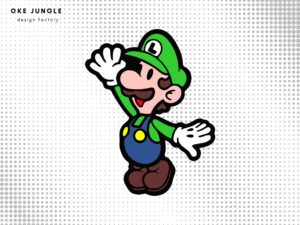 Luigi Character Mario Bros, Luigi Svg Layered