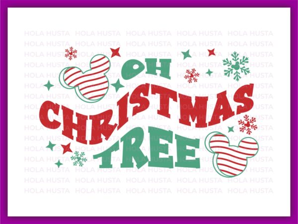 Oh Christmas Tree SVG, Retro Christmas Christmas Tree Cakes