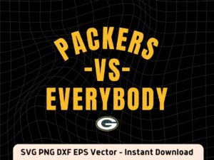 Packers vs everybody svg