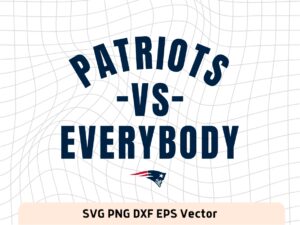 Patriots vs everybody svg