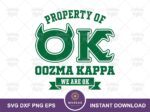 Property of Oozma Kappa SVG Cricut