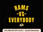 Rams vs everybody svg