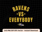 Ravens vs everybody svg