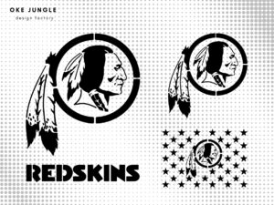 Redskins Logo DXF