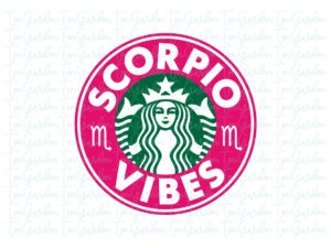 Scorpio SVG Astrology Zodiac Signs Starbucks Cold Cup SVG