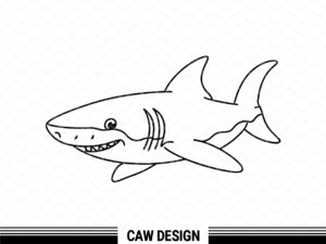 Shark Outline SVG