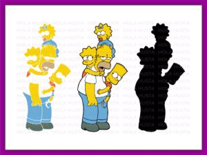 Simpson father PNG, Simpson Family SVG