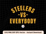 Steelers vs everybody svg