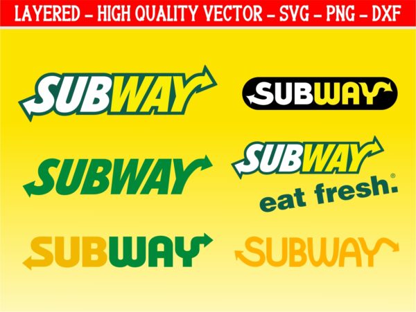 Subway Logo Icon SVG PNG EPS DXF