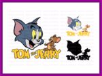 Tom and Jerry logo SVG Layered