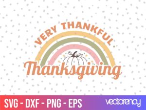 Very Thankful, Thanksgiving SVG
