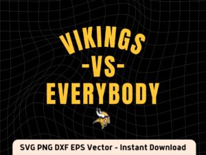 Vikings vs everybody svg