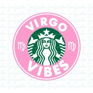 Virgo SVG Astrology Zodiac Signs Starbucks Cold Cup SVG