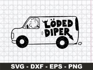 loded diper svg, wimpy kids vector FILE