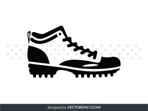 Baseball Cleats Shoes Vector, Baseball Element SVG Clipart