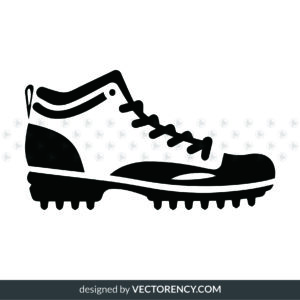 Baseball Cleats Shoes Vector, Baseball Element SVG Clipart