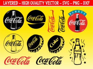 Beverage Logo SVG, Coke, Coca Vector