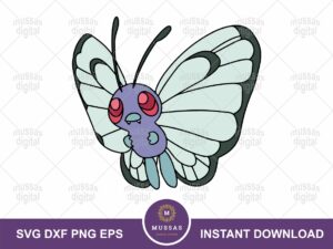 Butterfree Svg Pokemon PNG EPS Vector