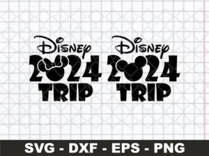 Disney Family Trip 2024 SVG PNG Design