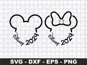 Family Vacation 2024 SVG, Disney Trip PNG EPS